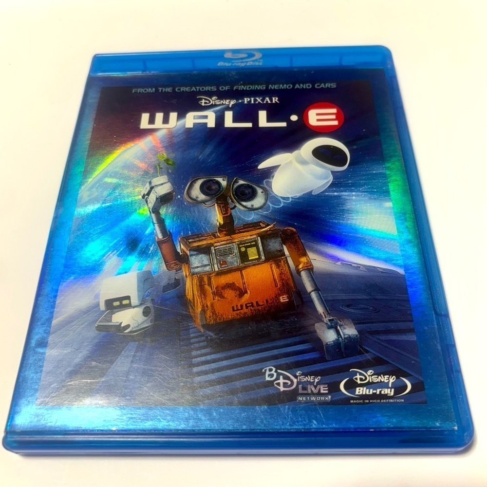 WALL-E Blu-ray disc of the Disney Pixar movie, released in 2008.